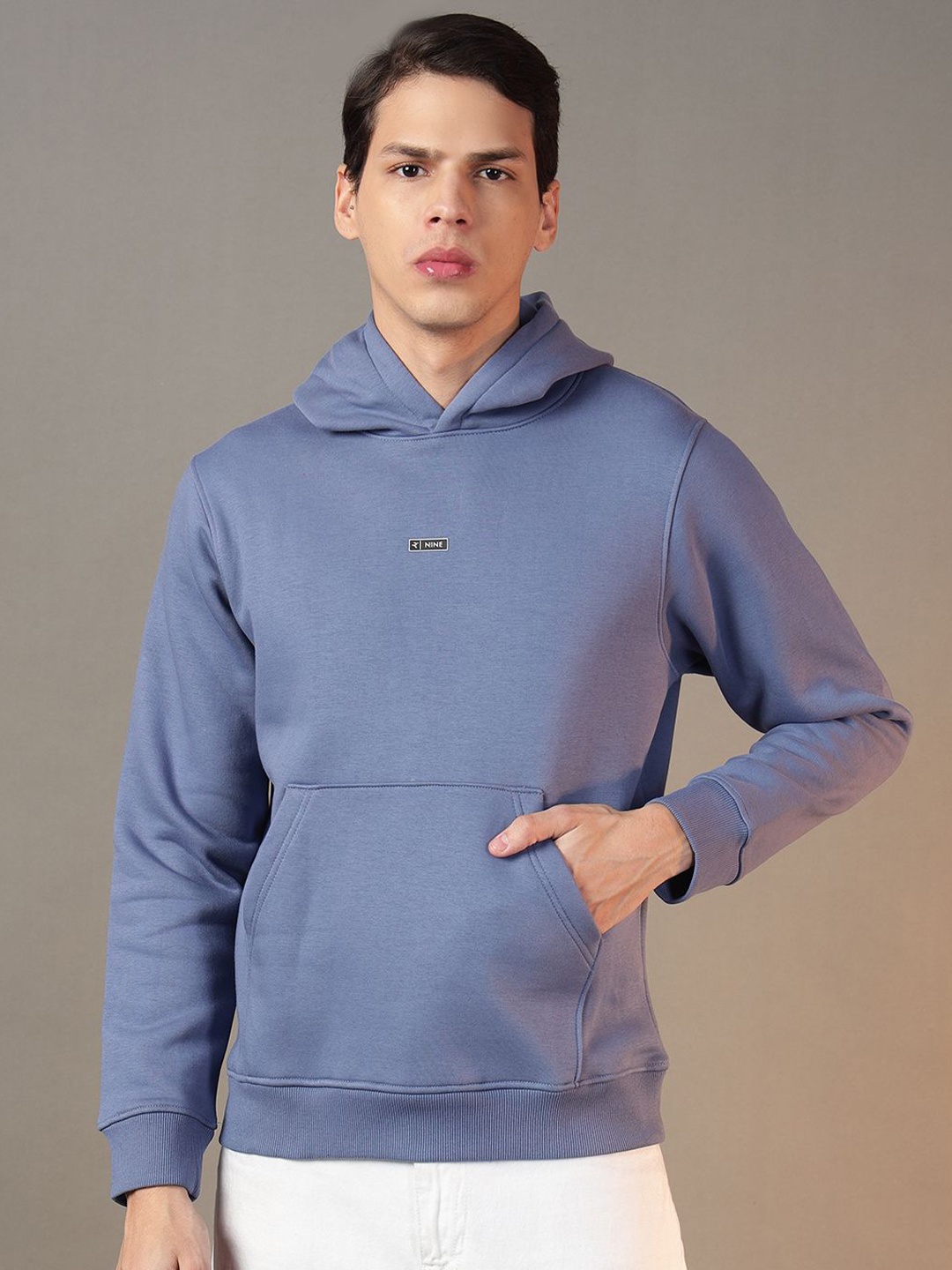 

FCK GOLD Men Hooded Sweatshirt, Blue