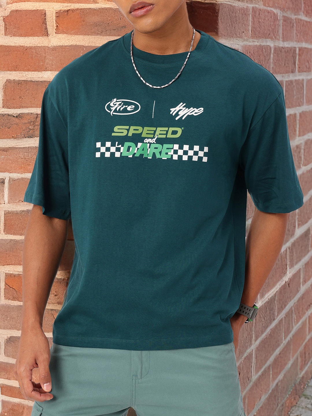 

Kook N Keech Vibing On The Tracks Racer Tshirt, Teal