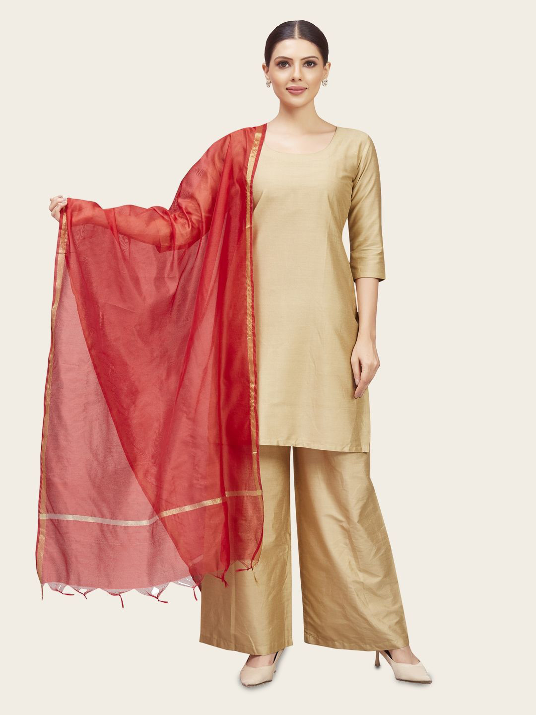 

Studio Shringaar Dupatta, Maroon