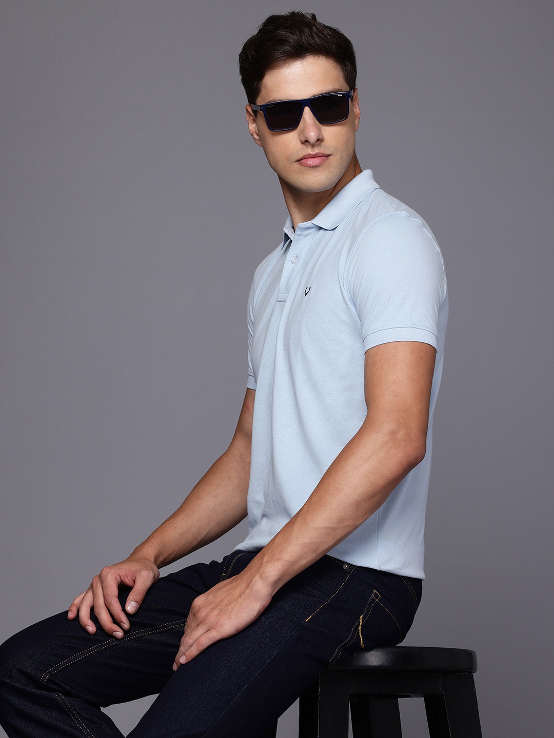 

Allen Solly Polo Collar T-shirt, Blue