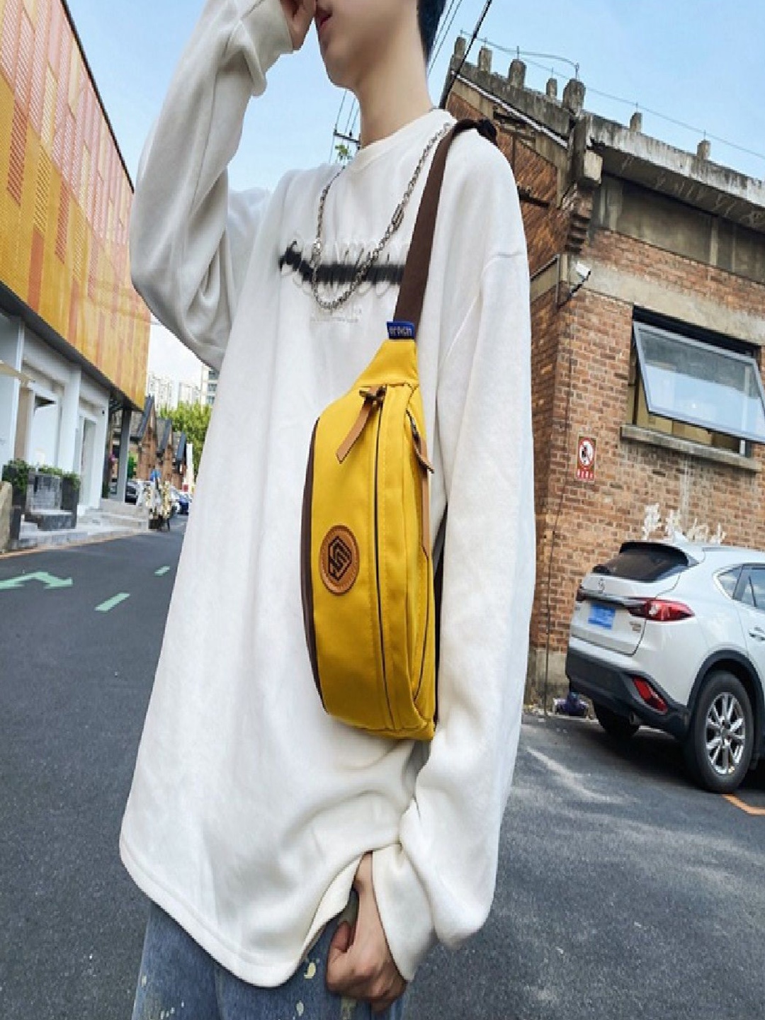 

StyleCast Checked Fanny Pack, Na