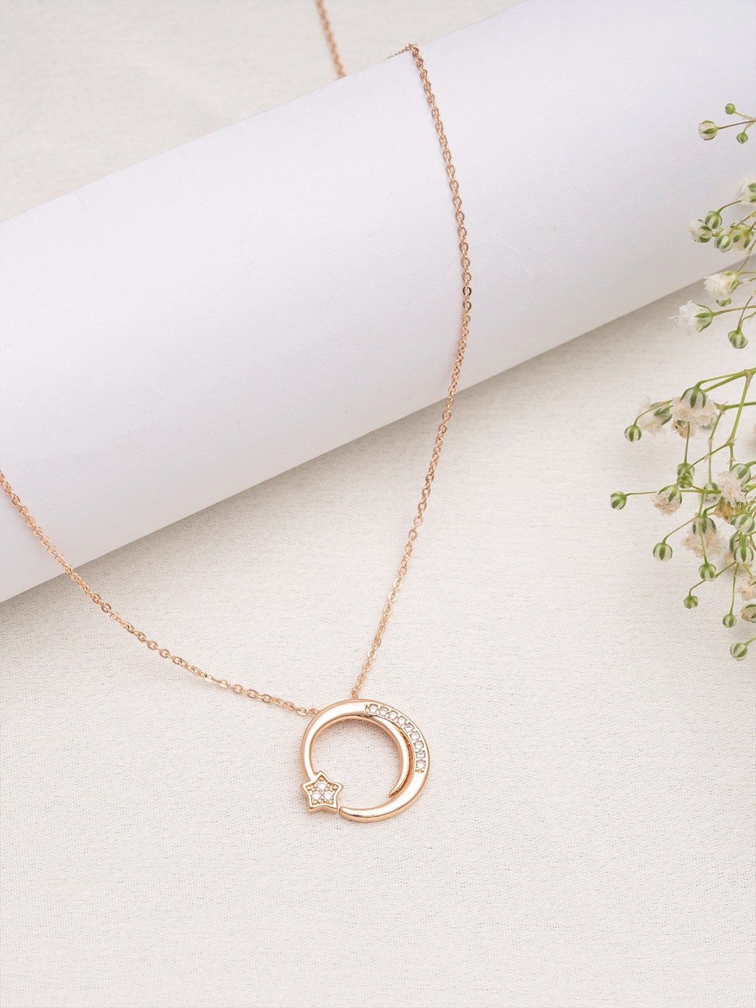

Avyana Rose Gold-Plated Necklace