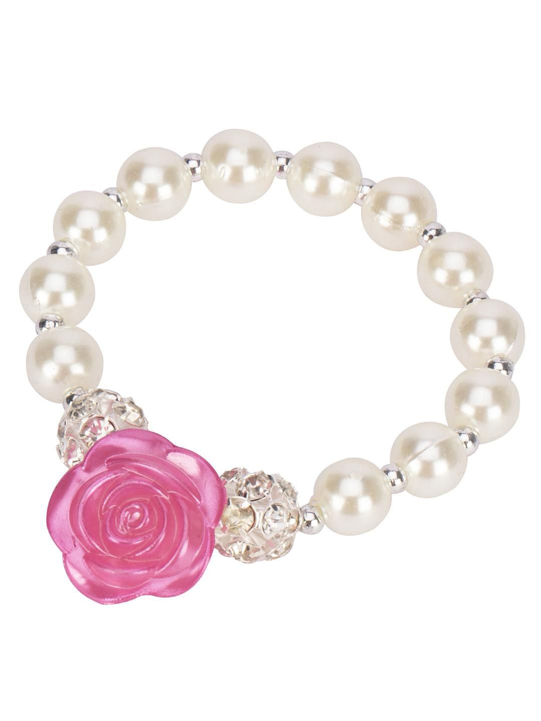 

Daizy Girls Handcrafted Wraparound Bracelet, White