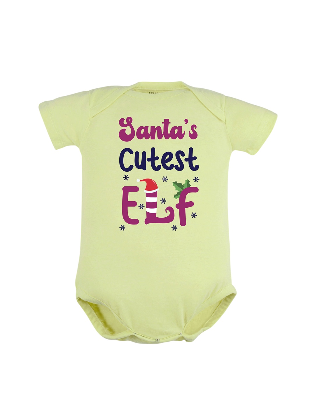 

FFLIRTYGO Infants Printed Pure Cotton Bodysuit, Green
