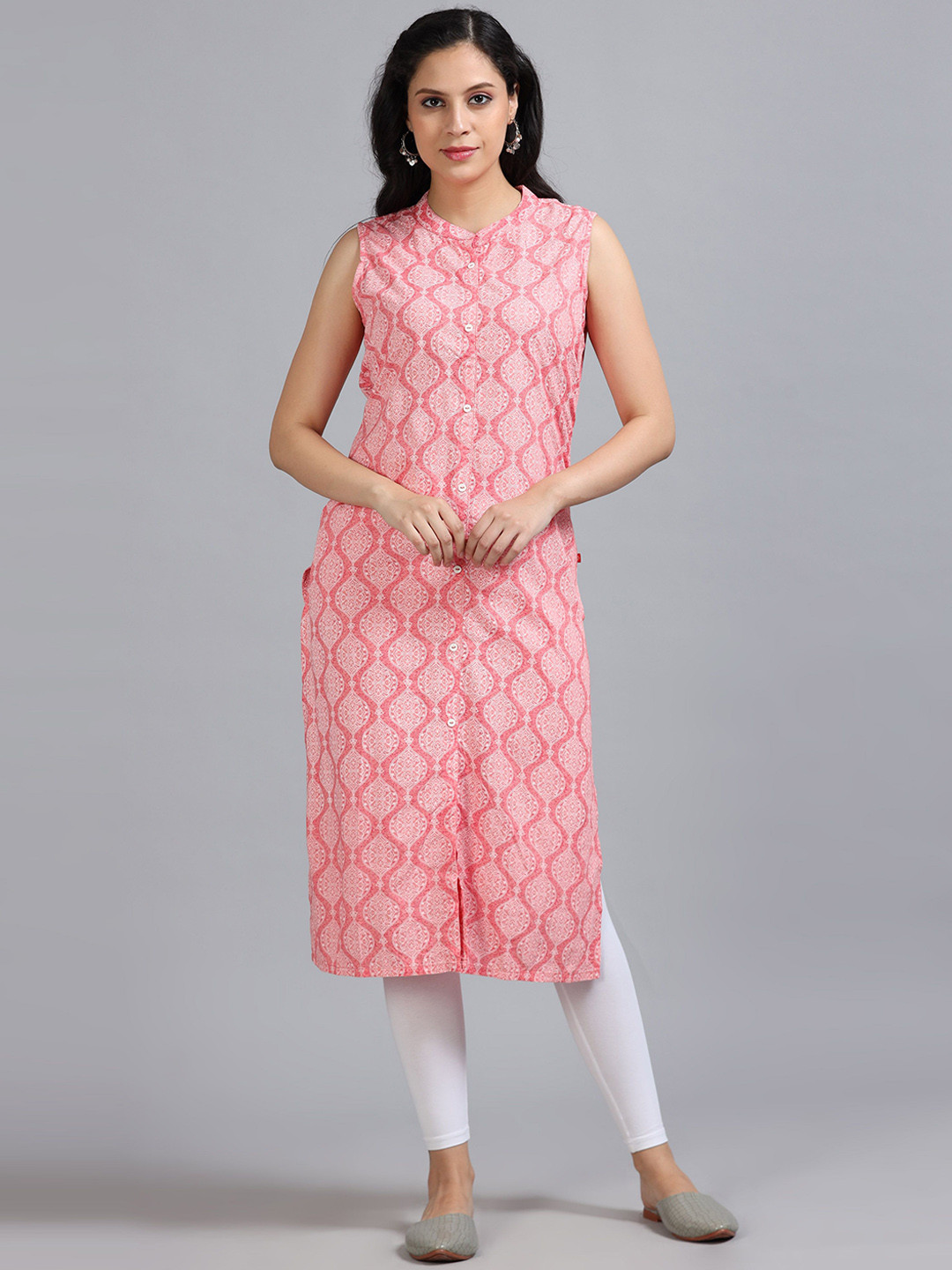 

Marcia Women Ethnic Motifs Printed Kurta, Pink