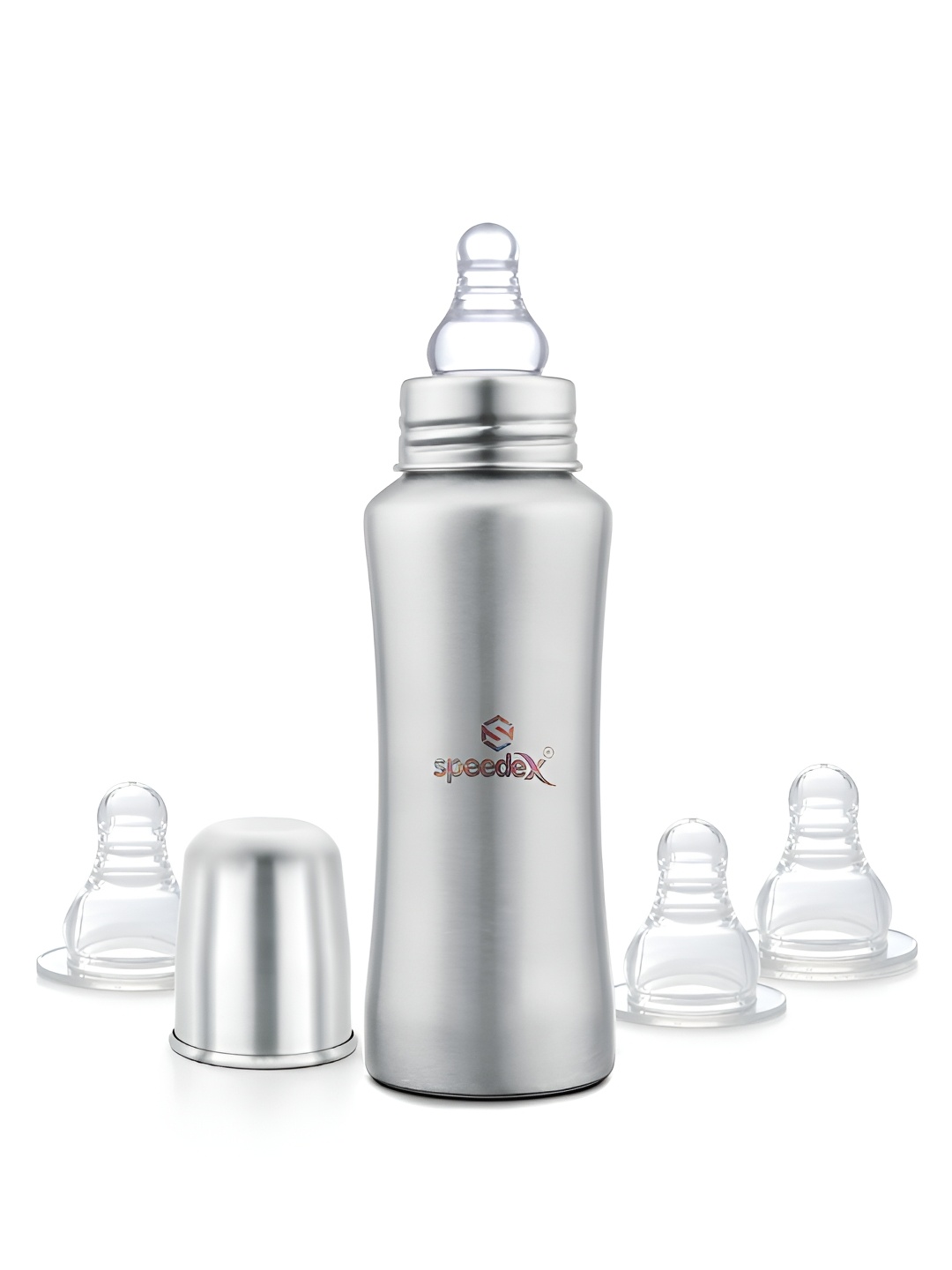 

Speedex Silver-Toned Single Stainless Steel Water Bottle