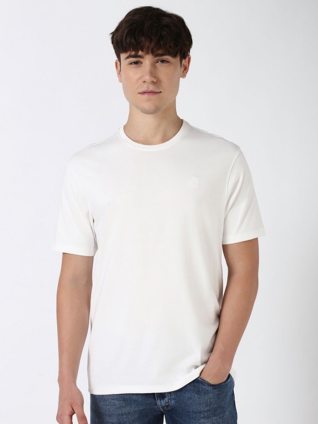 

Peter England Casuals Men T-shirt, White