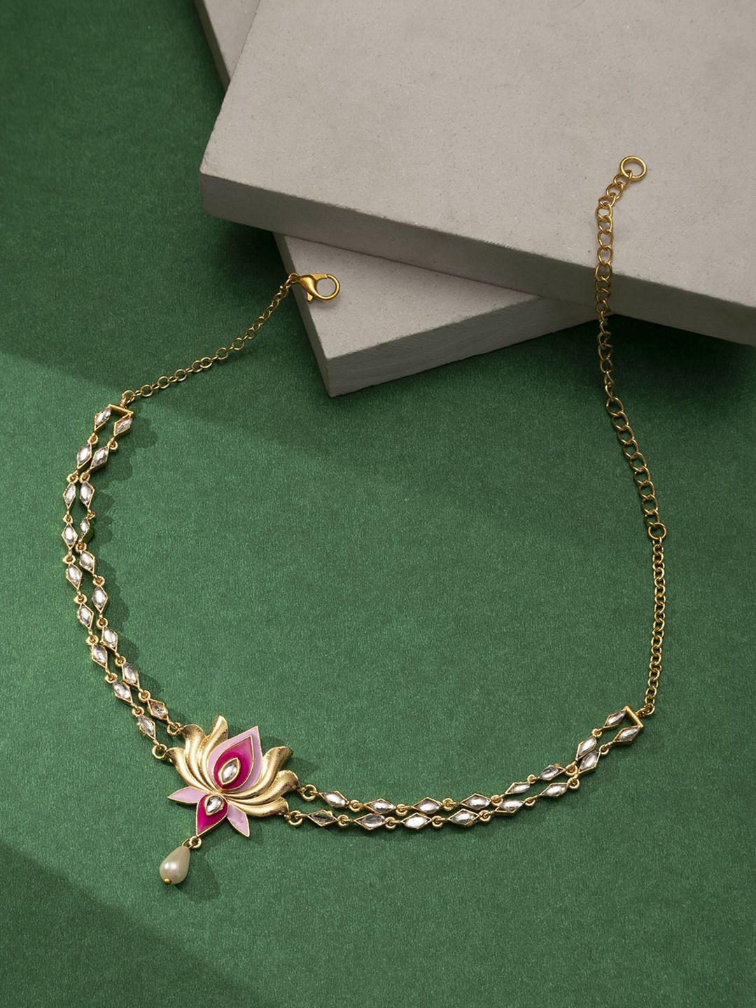 

TEEJH Gold-Plated Handcrafted Necklace