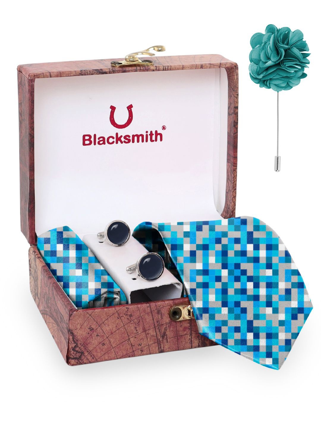 

Blacksmith Men Accessory Gift Set of, Blue