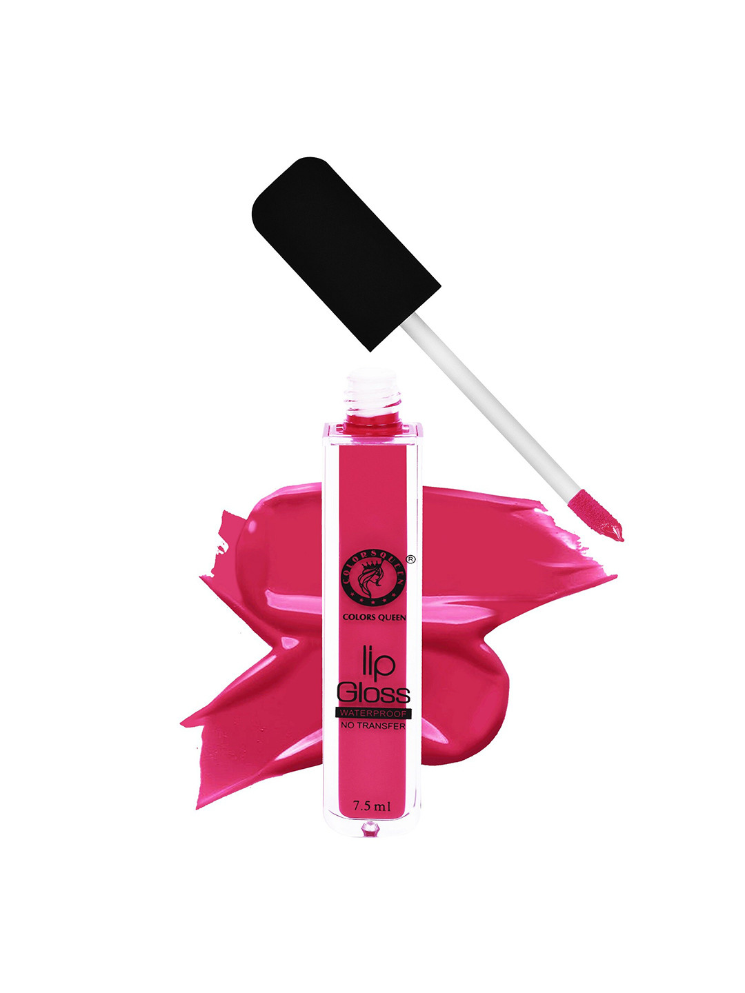 

Colors Queen Non Transfer Water Proof Lip Gloss 7.5 ml - Crazy Pink 17