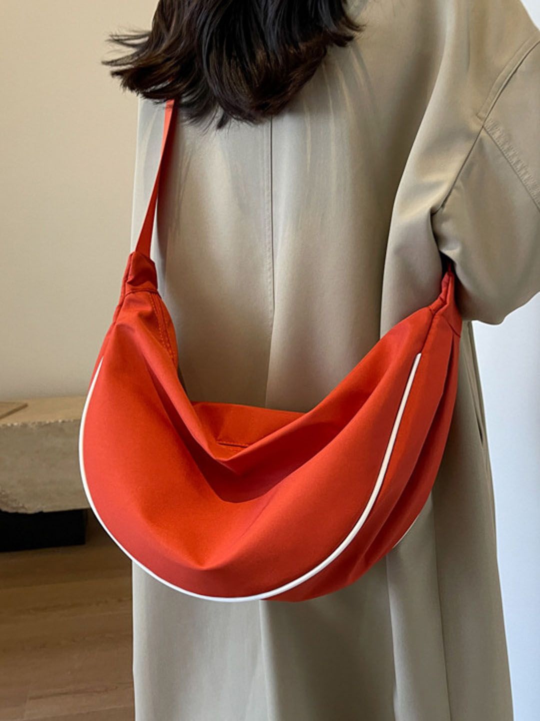 

StyleCast Red & White Casual Stylish Crossbody Bag