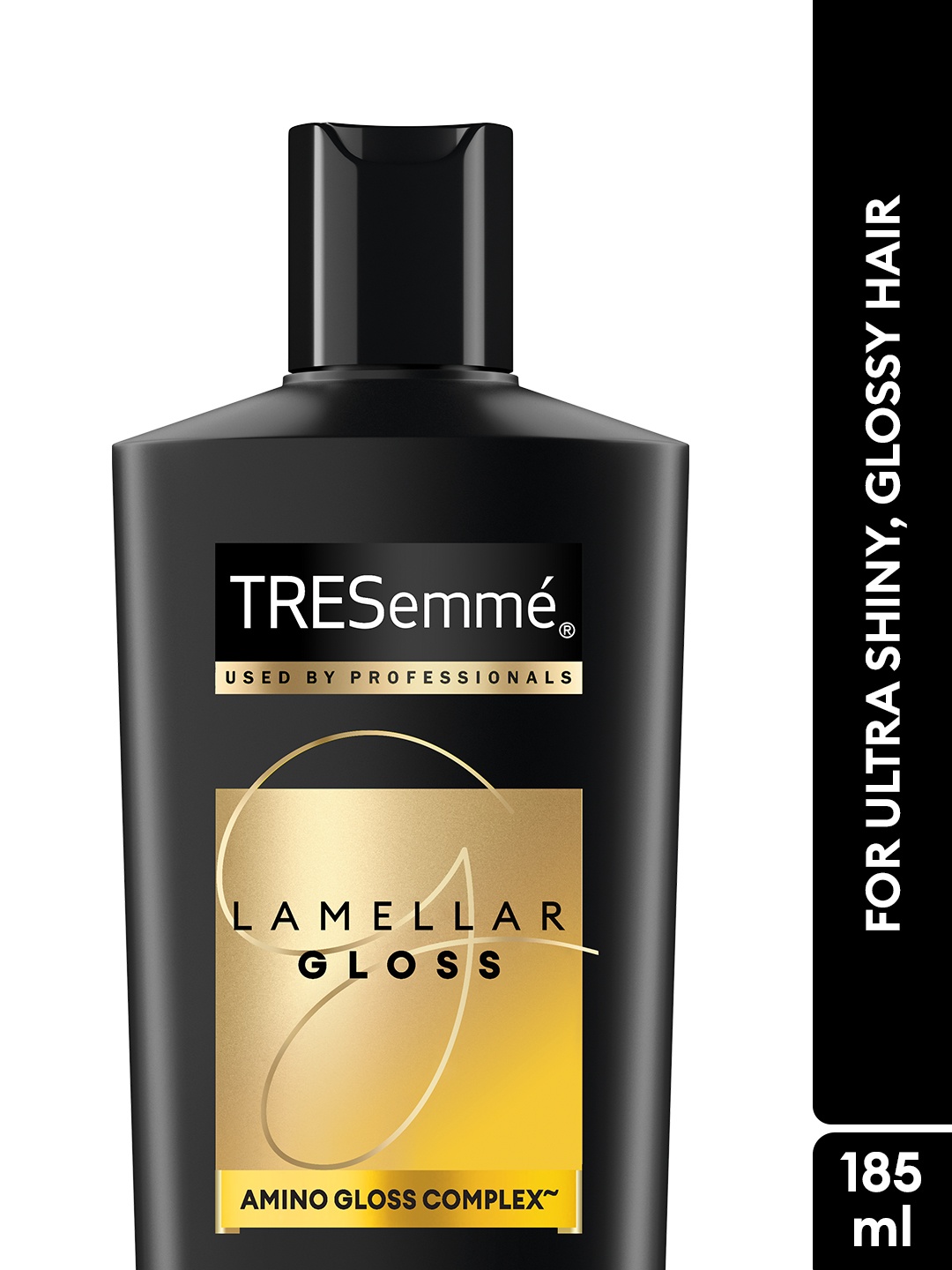 

TRESemme Lamellar Gloss Salon HD Shine Amino Gloss Complex Professional Shampoo - 185ml, Black