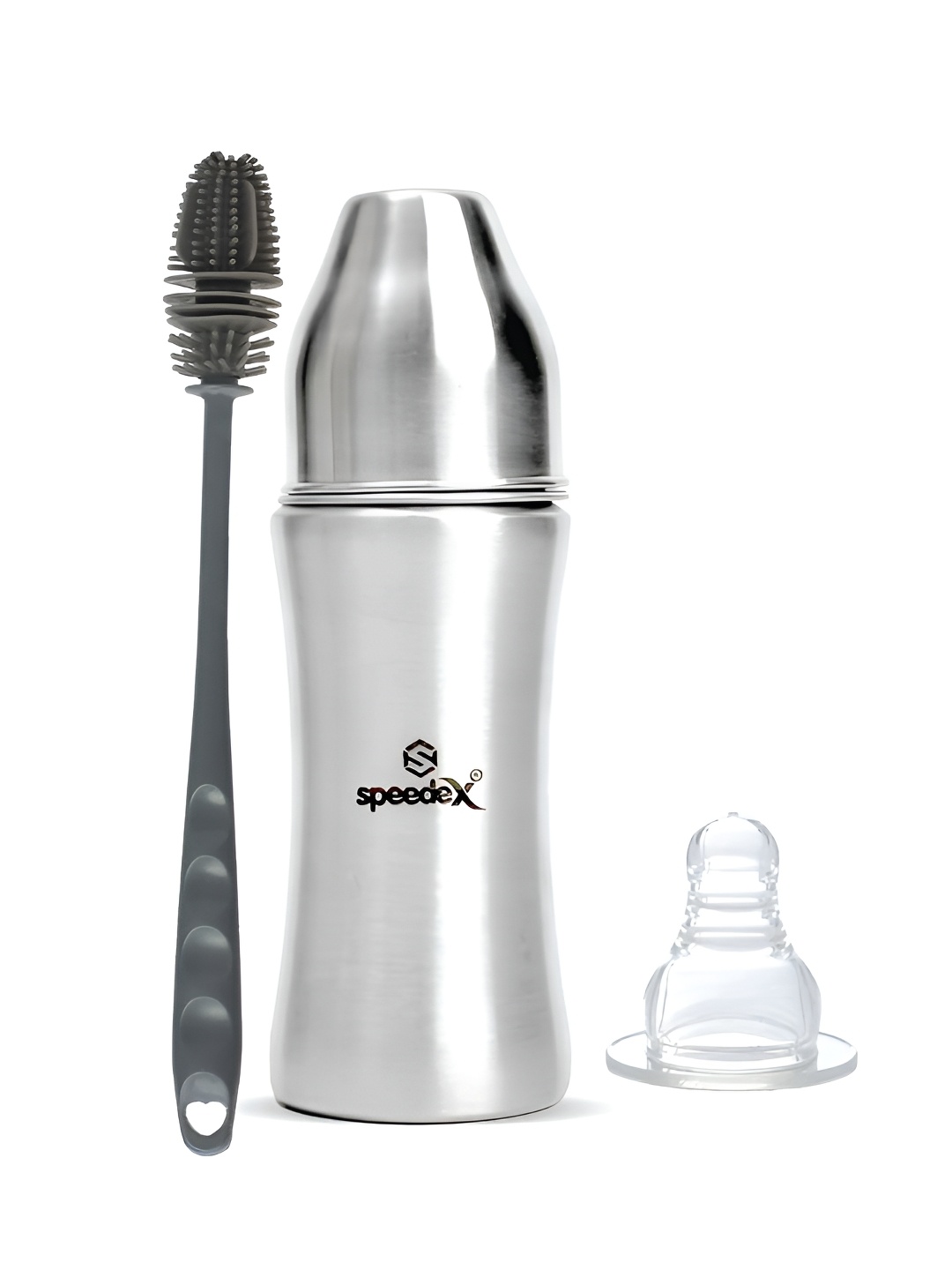 

Speedex Silver-Toned Single Stainless Steel Water Bottle