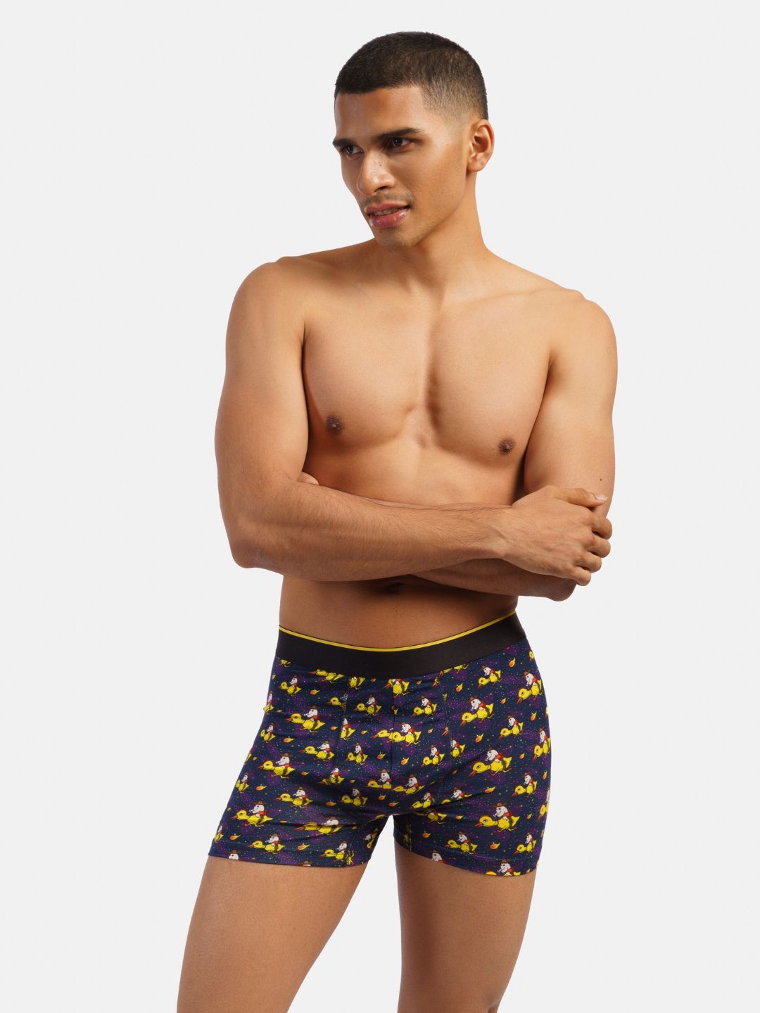 

bummer Printed Mid-Rise Trunk-TRSRU01S, Violet