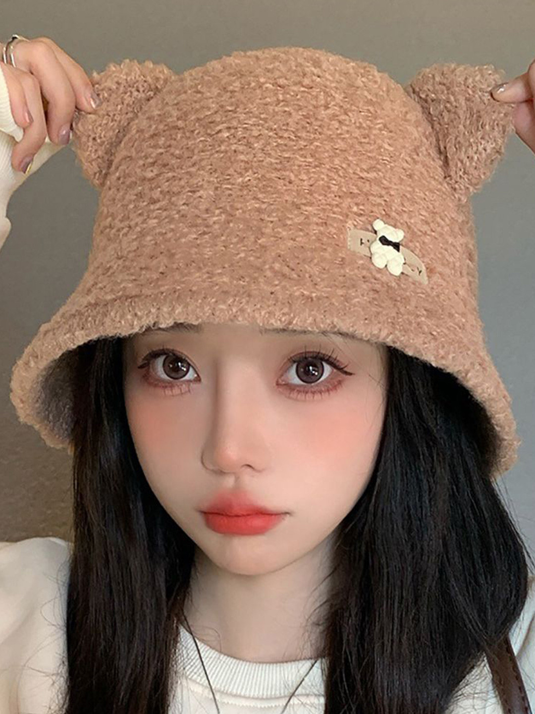 

StyleCast x Revolte Women Beanie Caps, Khaki