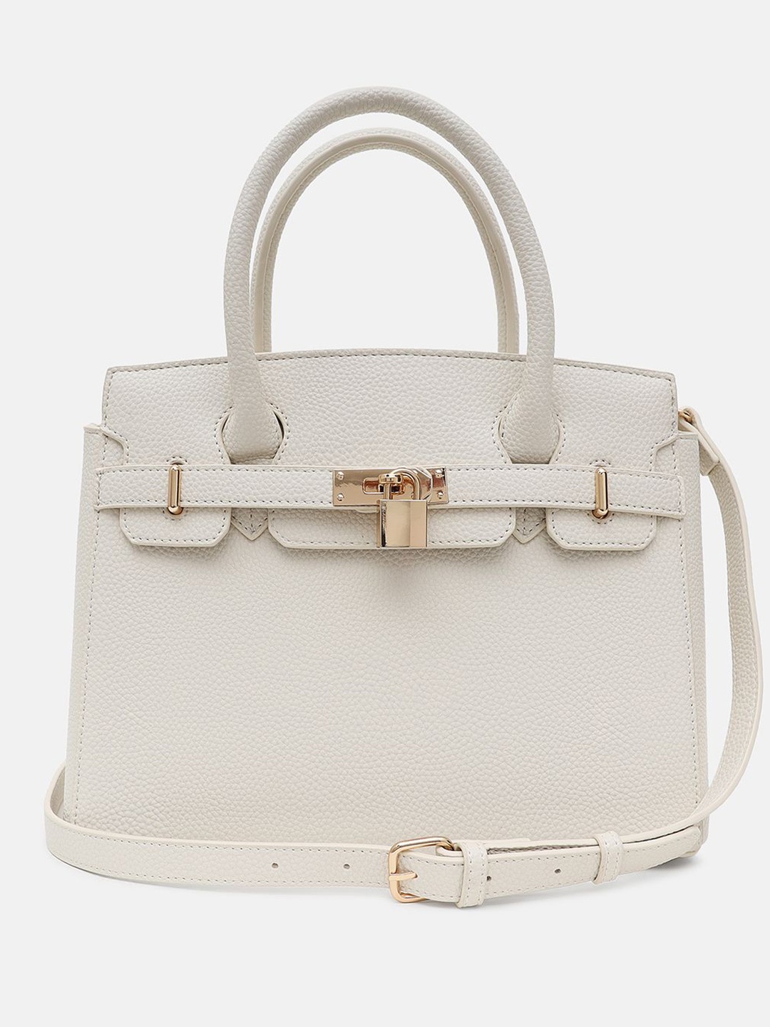 

Kazo Structured Satchel with Bow Detail, Off white