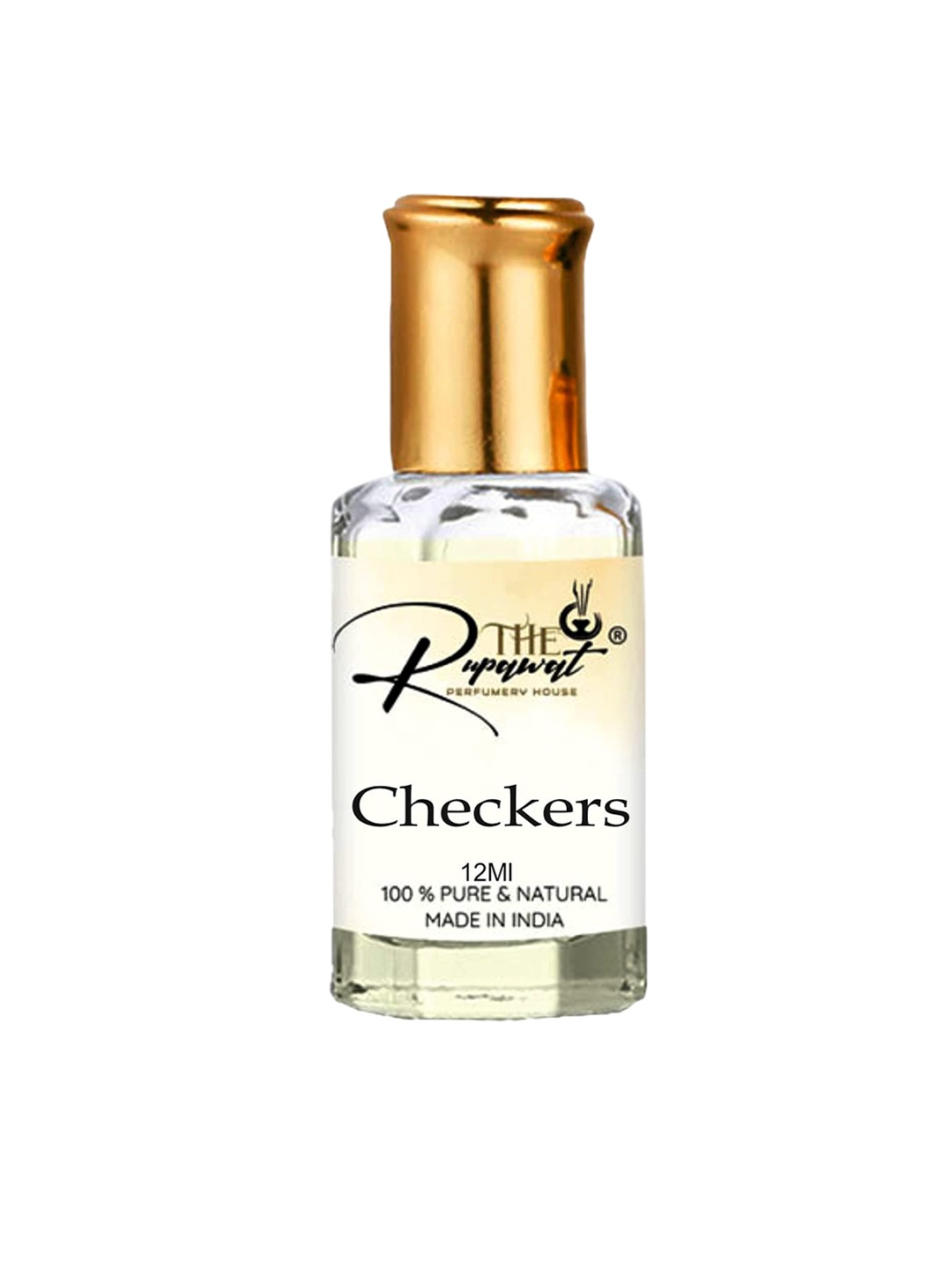 

THE RUPAWAT Perfumery House Checkers 100% Natural & Pure Attar - 12 ml, Transparent