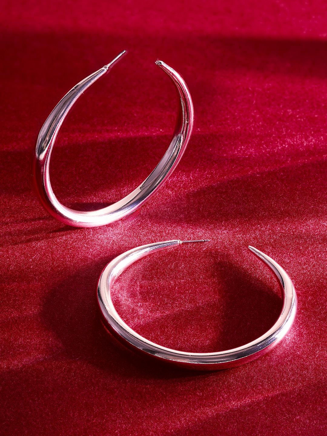 

Accessorize Circular Hoop Earrings, Silver