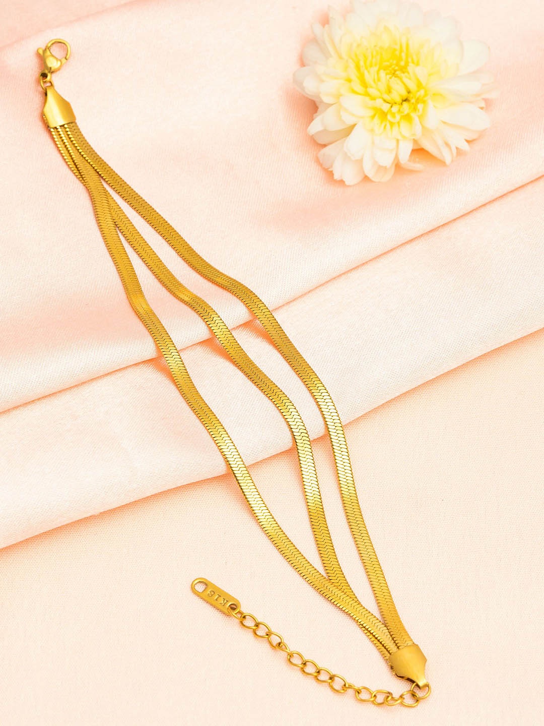 

Avyana Women Gold-Plated Multistrand Bracelet