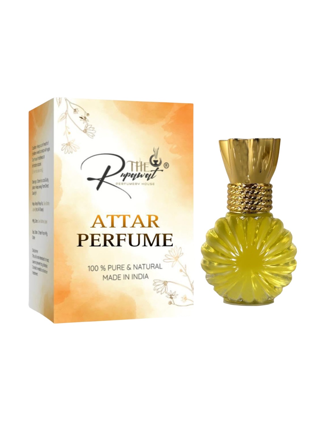 

THE RUPAWAT Perfumery House Chameli G1 Premium 100% Natural Alcohol Free Attar - 12 ml, Transparent