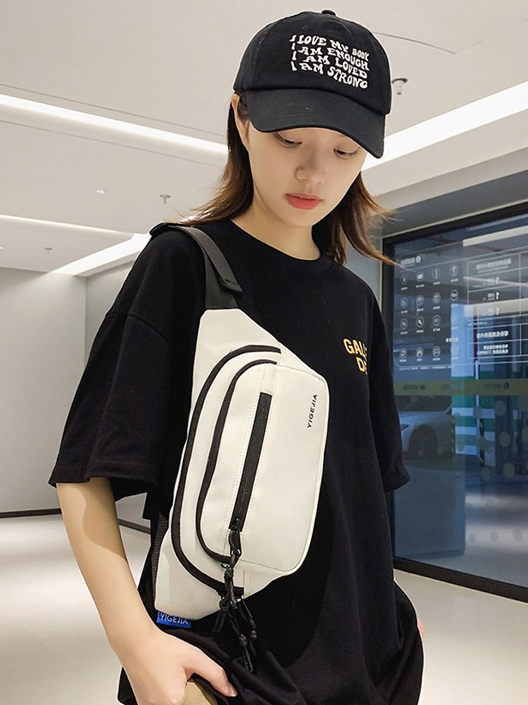 

StyleCast Checked Fanny Pack, Na