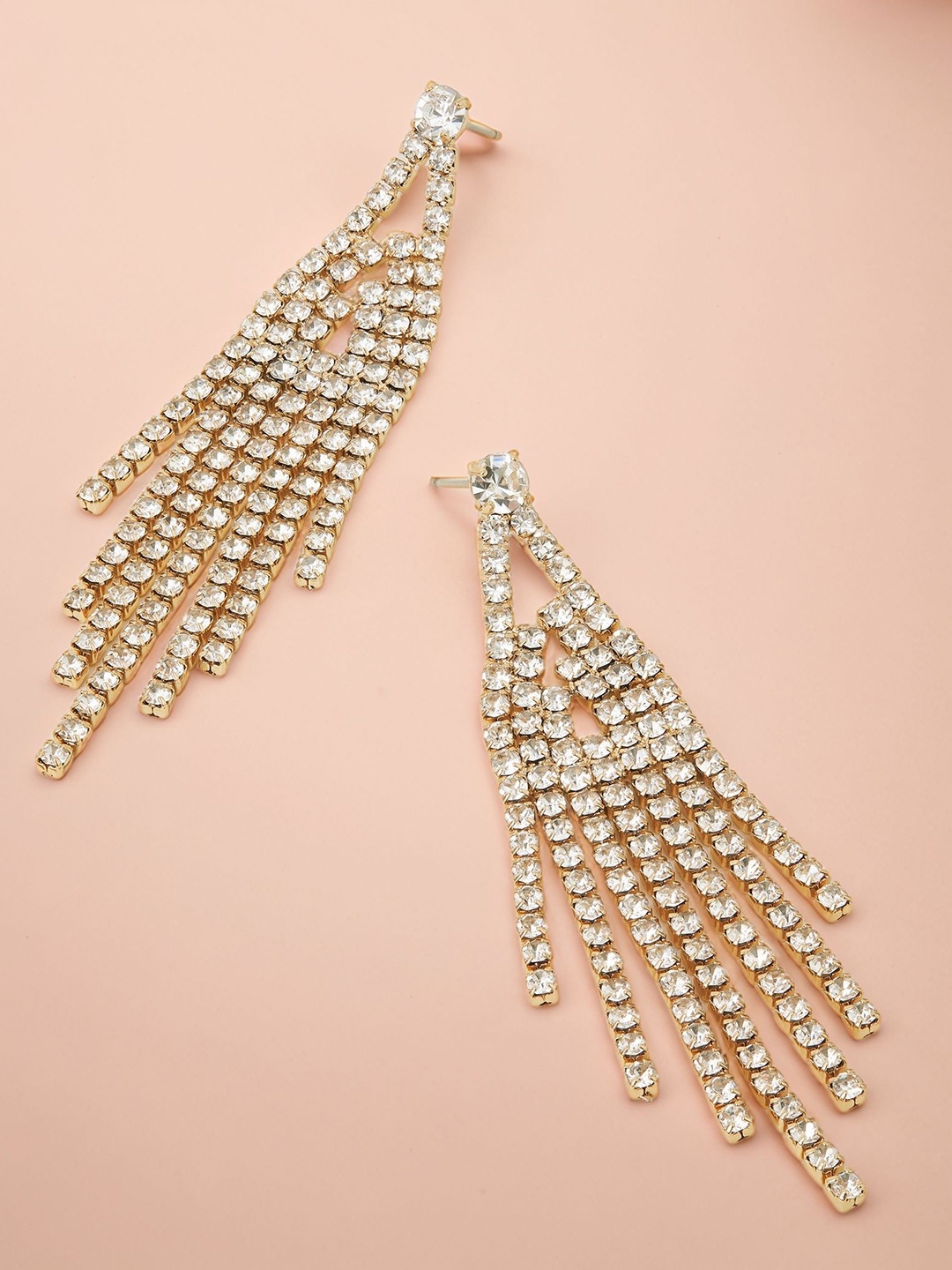 

Accessorize Geometric Drop Earrings, Gold