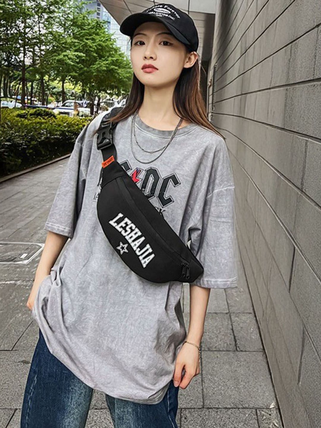 

StyleCast Checked Fanny Pack, Na