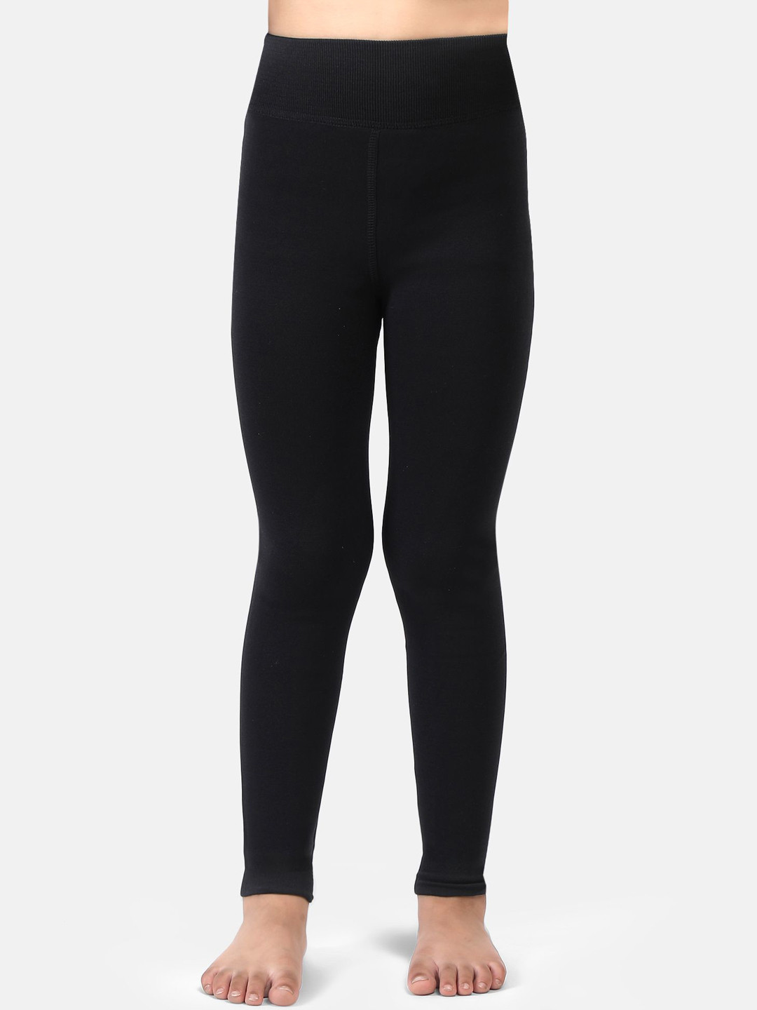 

N2S NEXT2SKIN Girls Stretchable Winter Thermal Bottom, Black