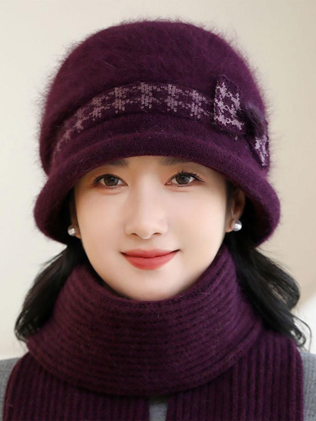 

StyleCast x Revolte Women Winter Casual Beanie, Purple