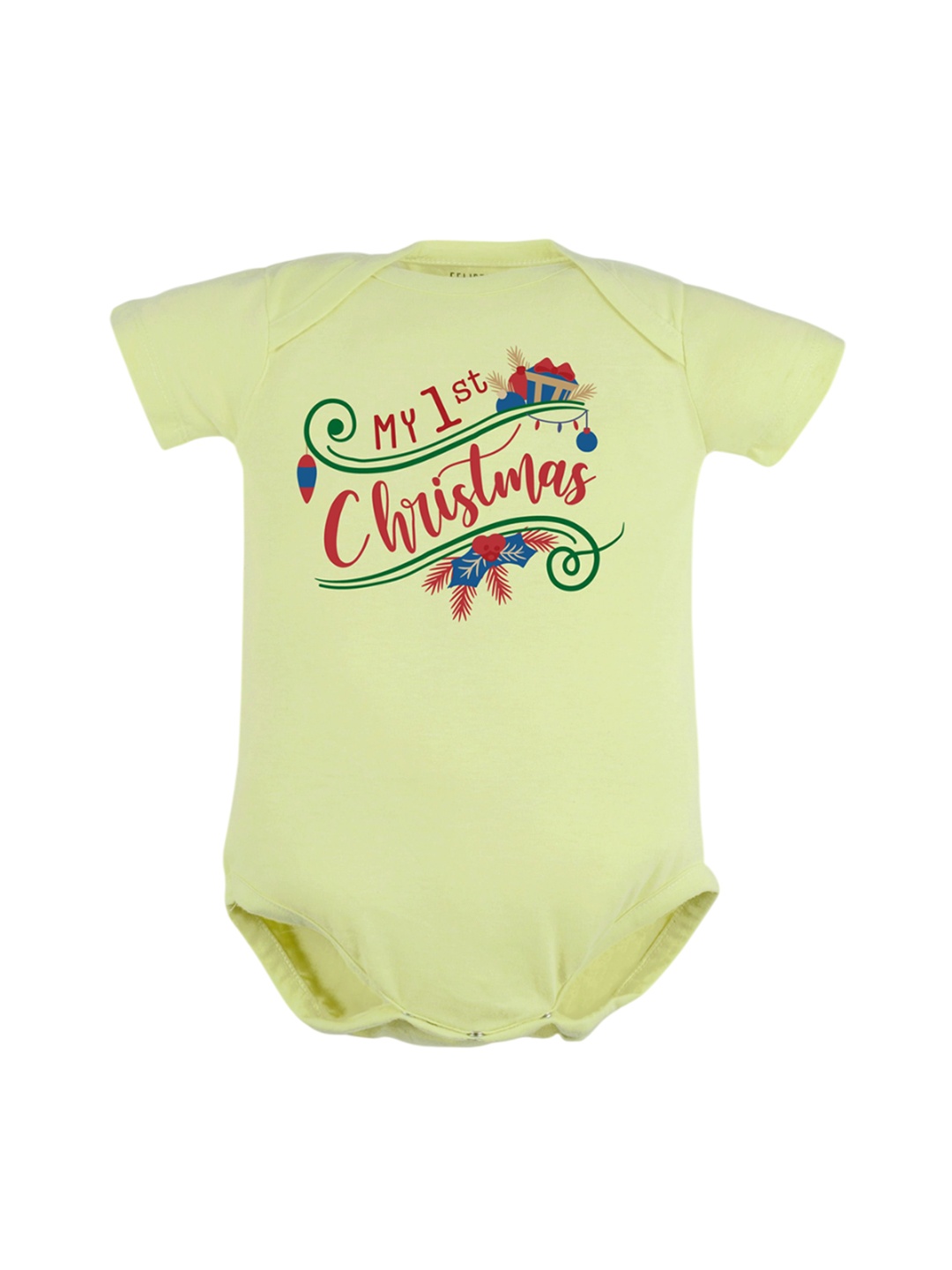 

FFLIRTYGO Infants Printed Cotton Bodysuit, Green