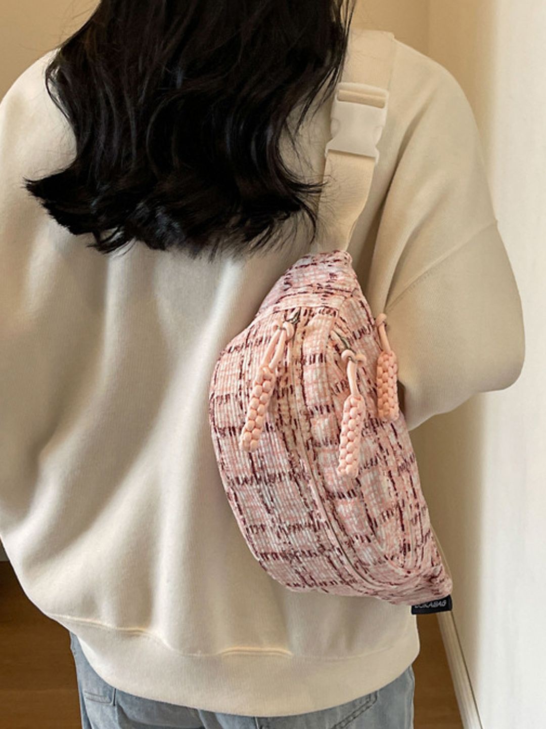 

StyleCast Checked Fanny Pack, Na