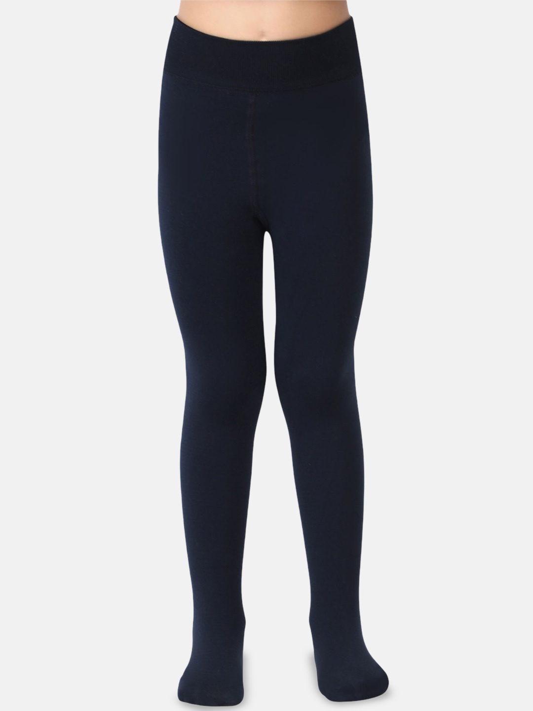 

N2S NEXT2SKIN Girls Winter Warm Fur Stretchable Thermal Bottoms, Navy blue