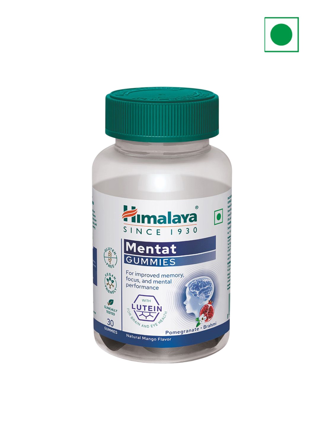 

Himalaya Mentat Gummies - 30 Gummies - Mango Flavor, Purple
