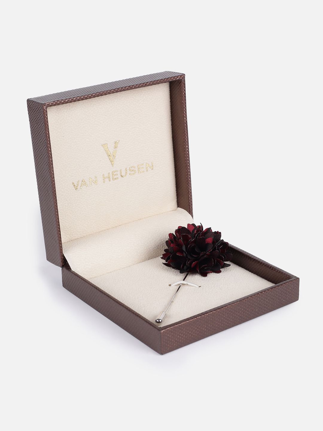 

Van Heusen Men Brooch, Maroon