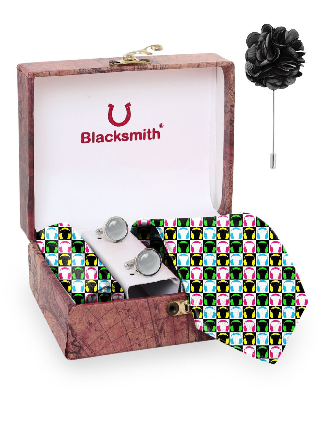 

Blacksmith Men Accessory Gift Set, White