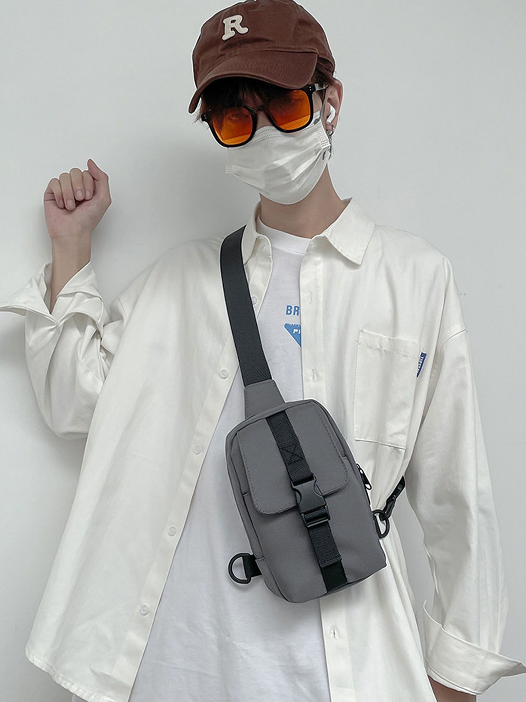 

StyleCast Grey Stylish Crossbody Bag