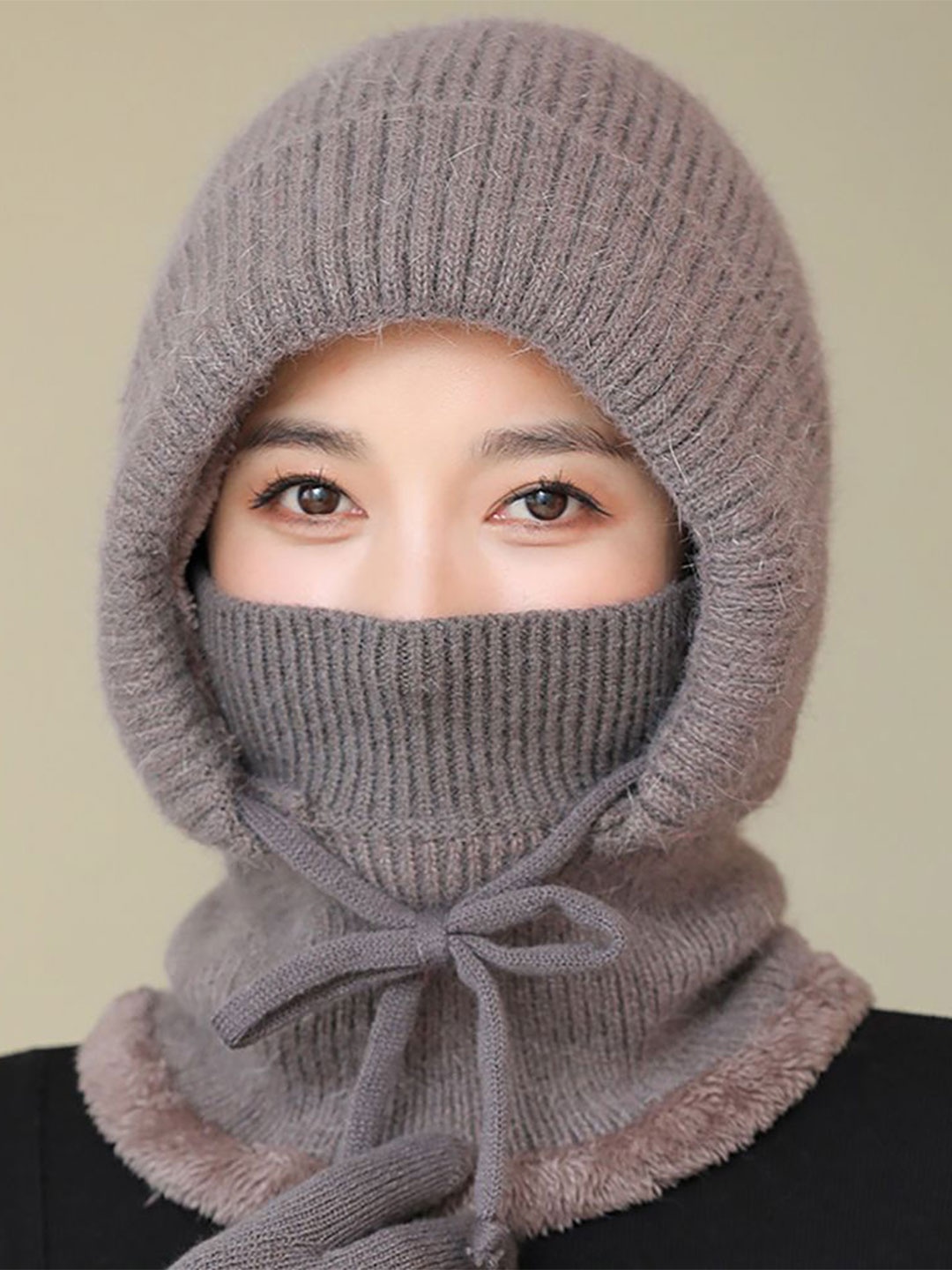 

StyleCast x Revolte Women Winter Balaclava, Grey