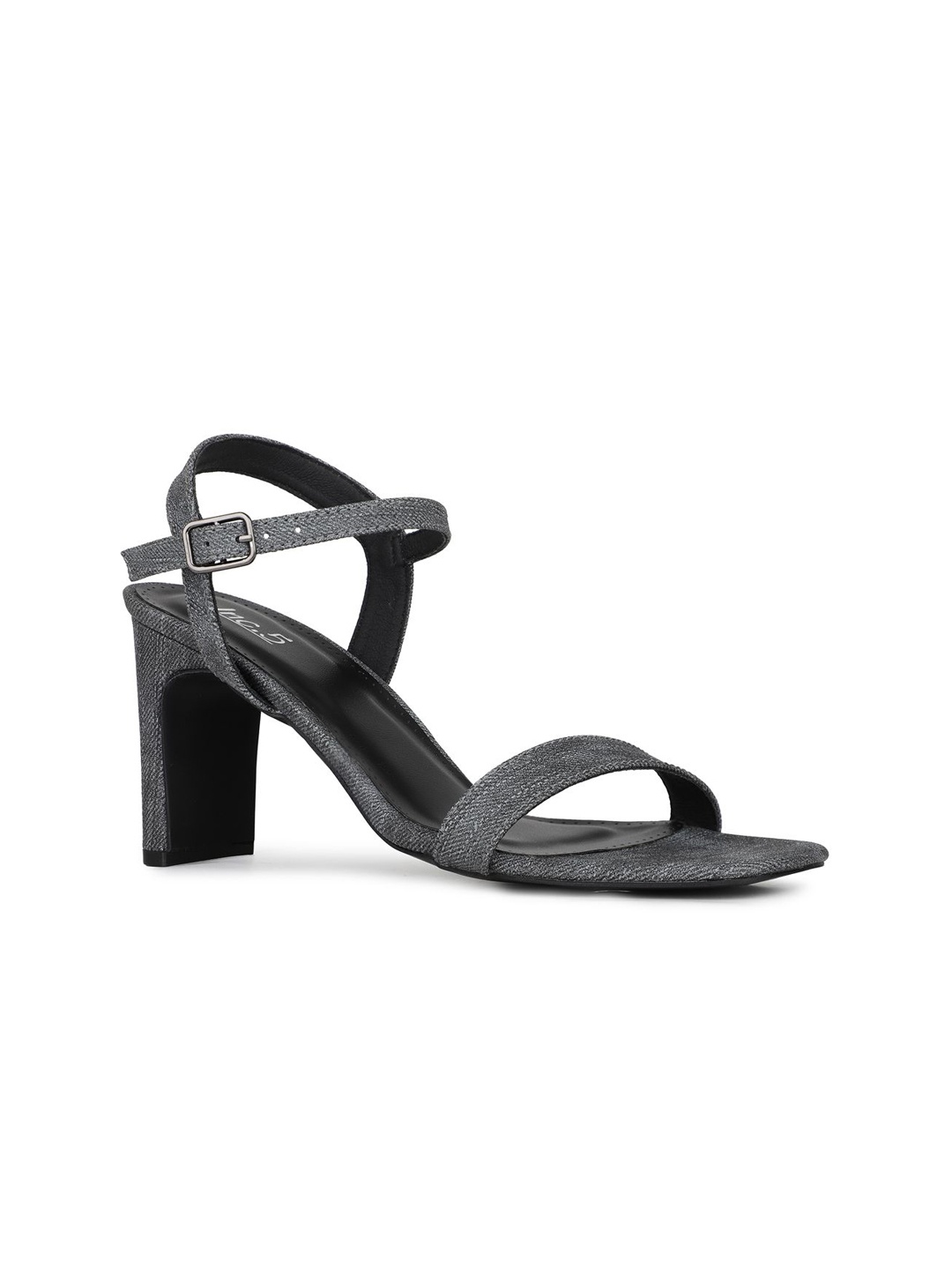

Inc 5 Women Party Block Sandals, Black
