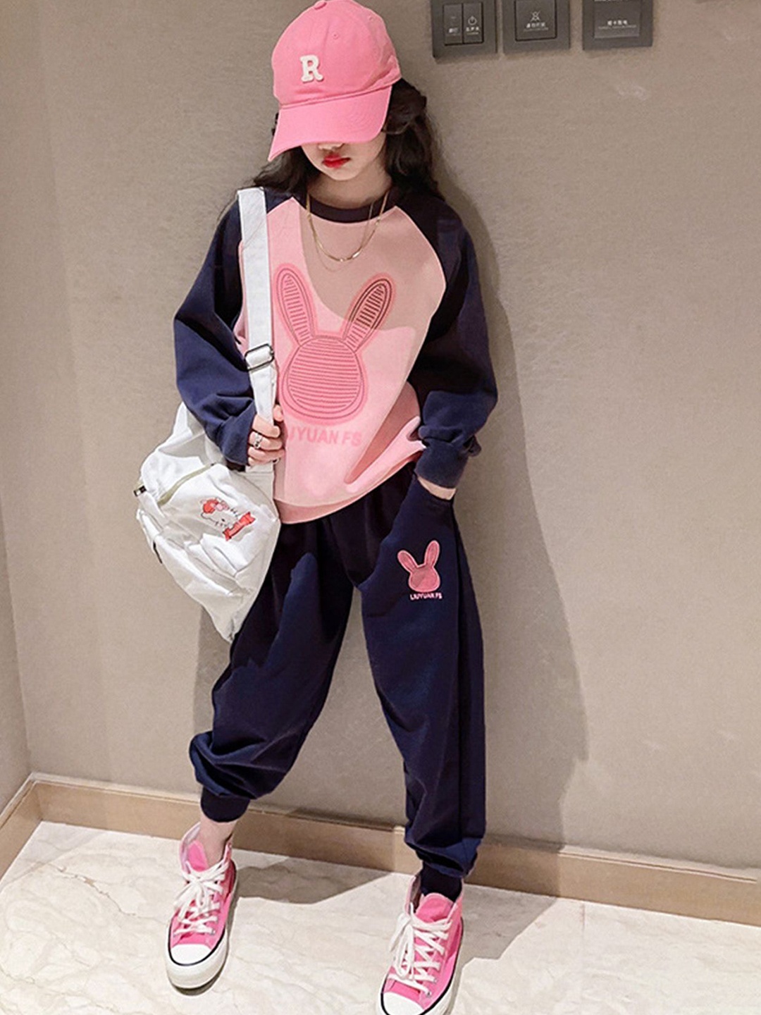 

FOREVER FRIDAY Girls Printed, Pink