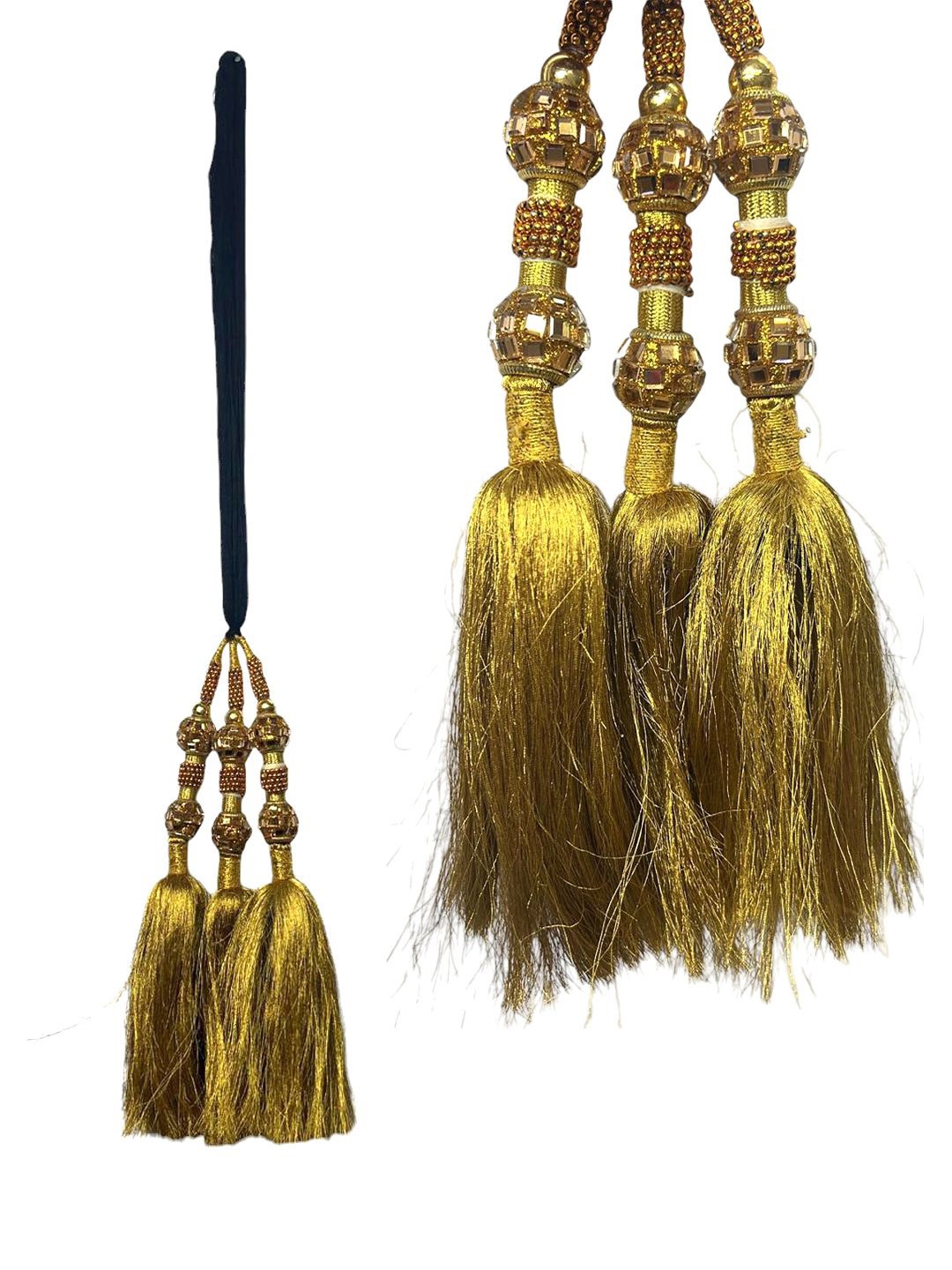 

KRENOZ Women Ethnic Hair Accessory Set, Gold