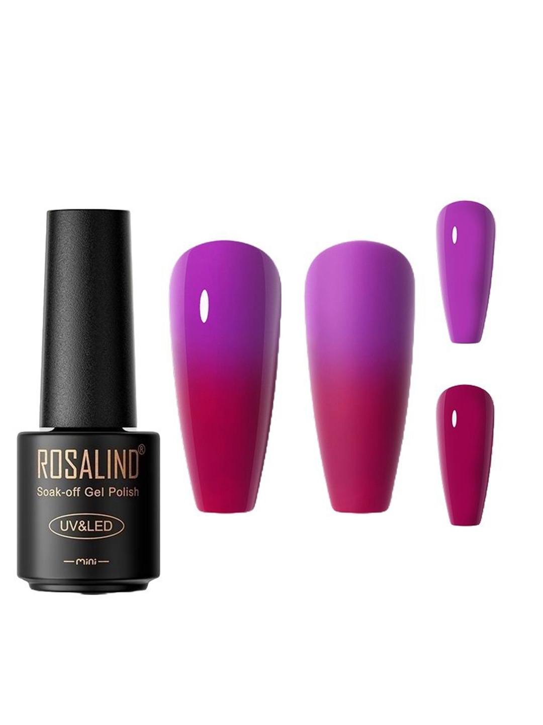 

ROSALIND Soak-Off UV Gel Nail Polish - 7 ml - C247, Purple