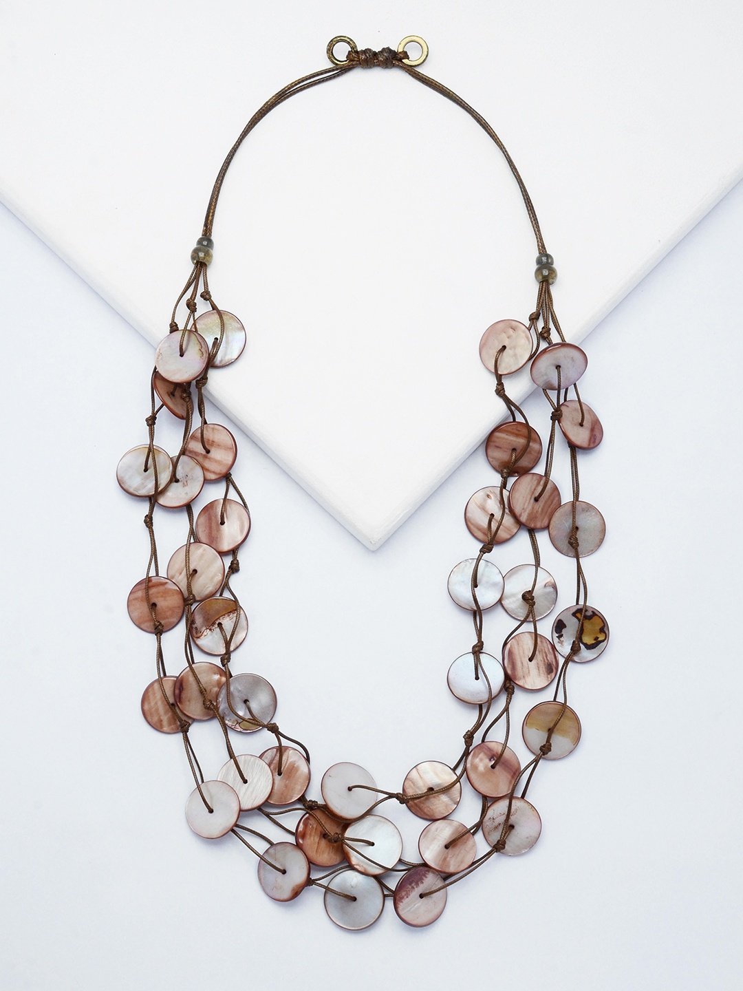 

Rhea Necklace, Brown