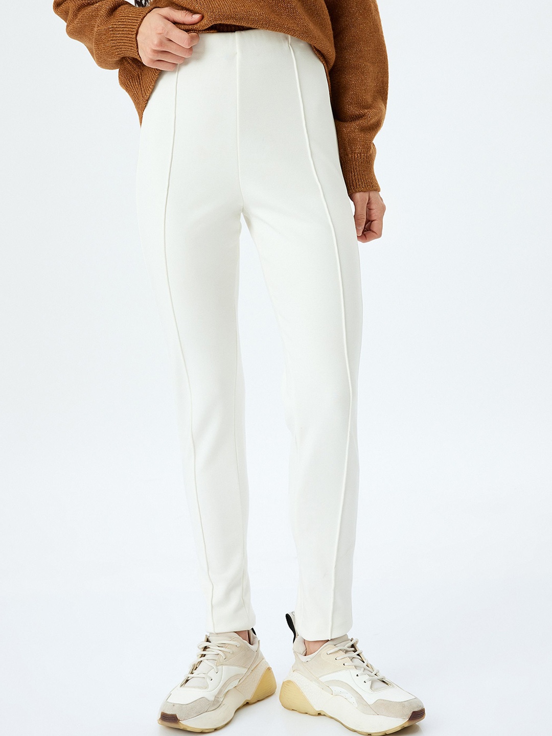 

Koton Women Ankle Length Leggings, White
