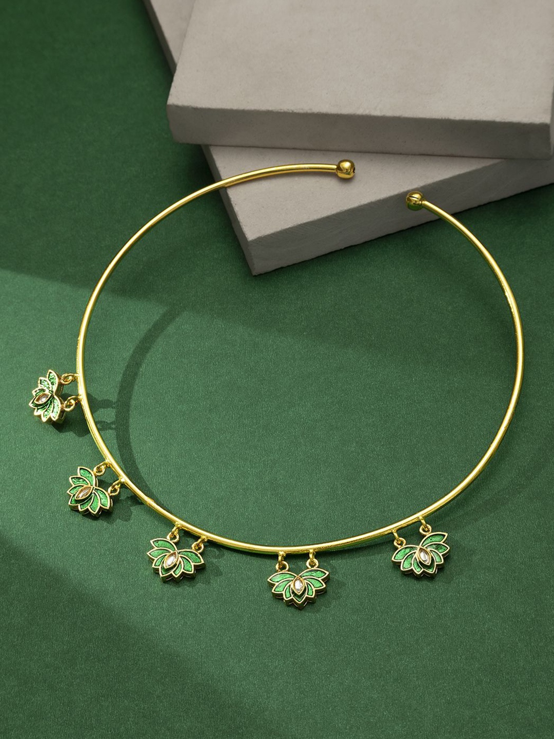 

TEEJH Gold-Plated Handcrafted Necklace