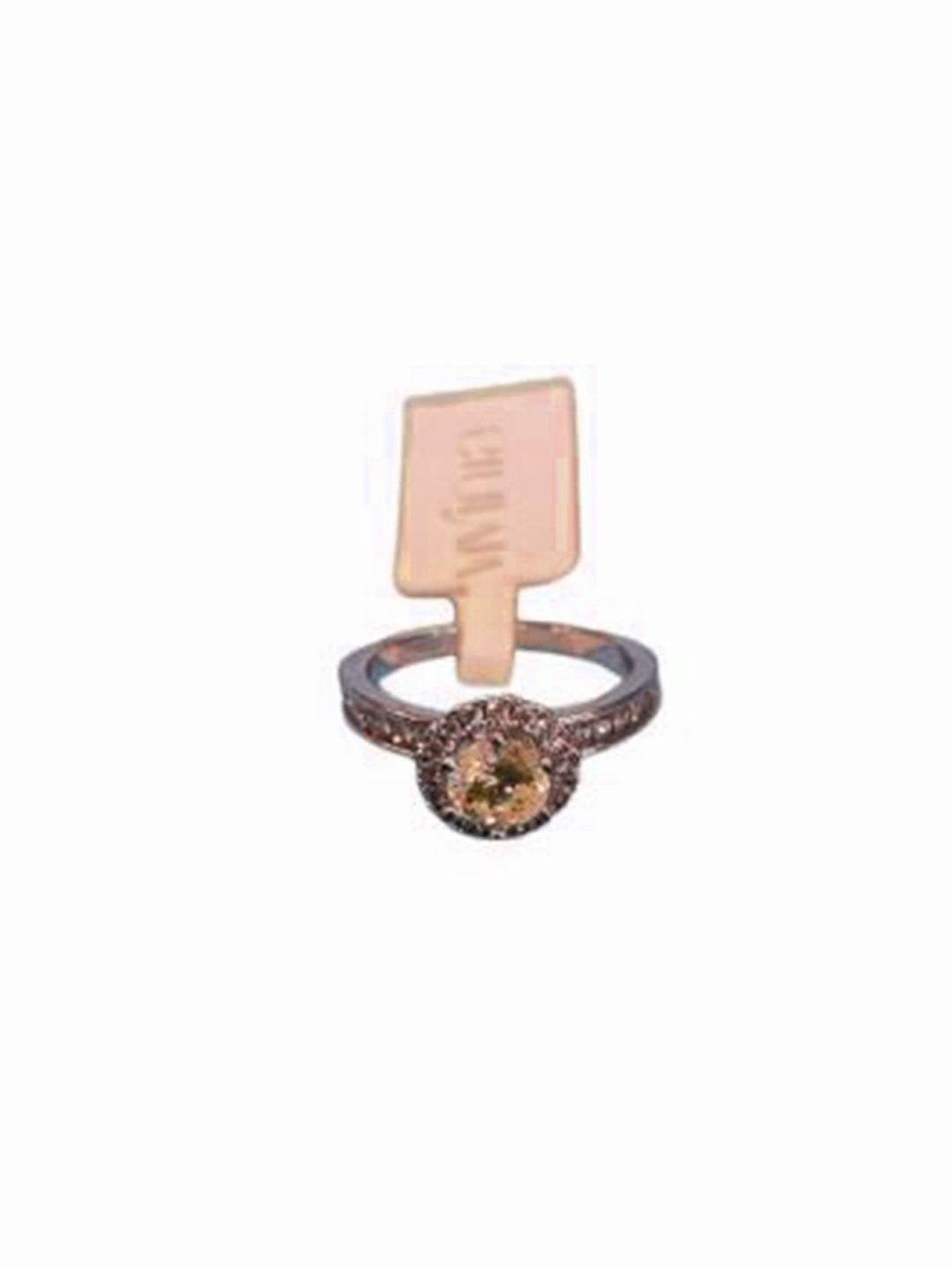 

vivinia BY VIDHI MEHRA Gold-Plated Kundan Studded Finger Ring