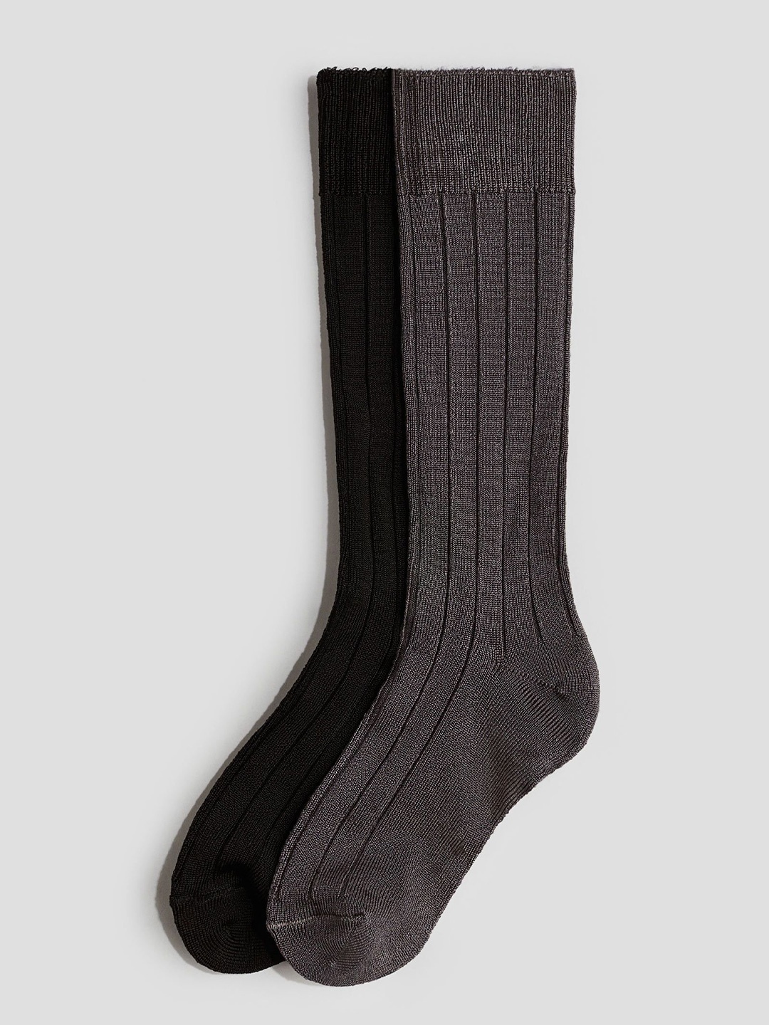 

H&M Girls 2-Pack Socks, Grey