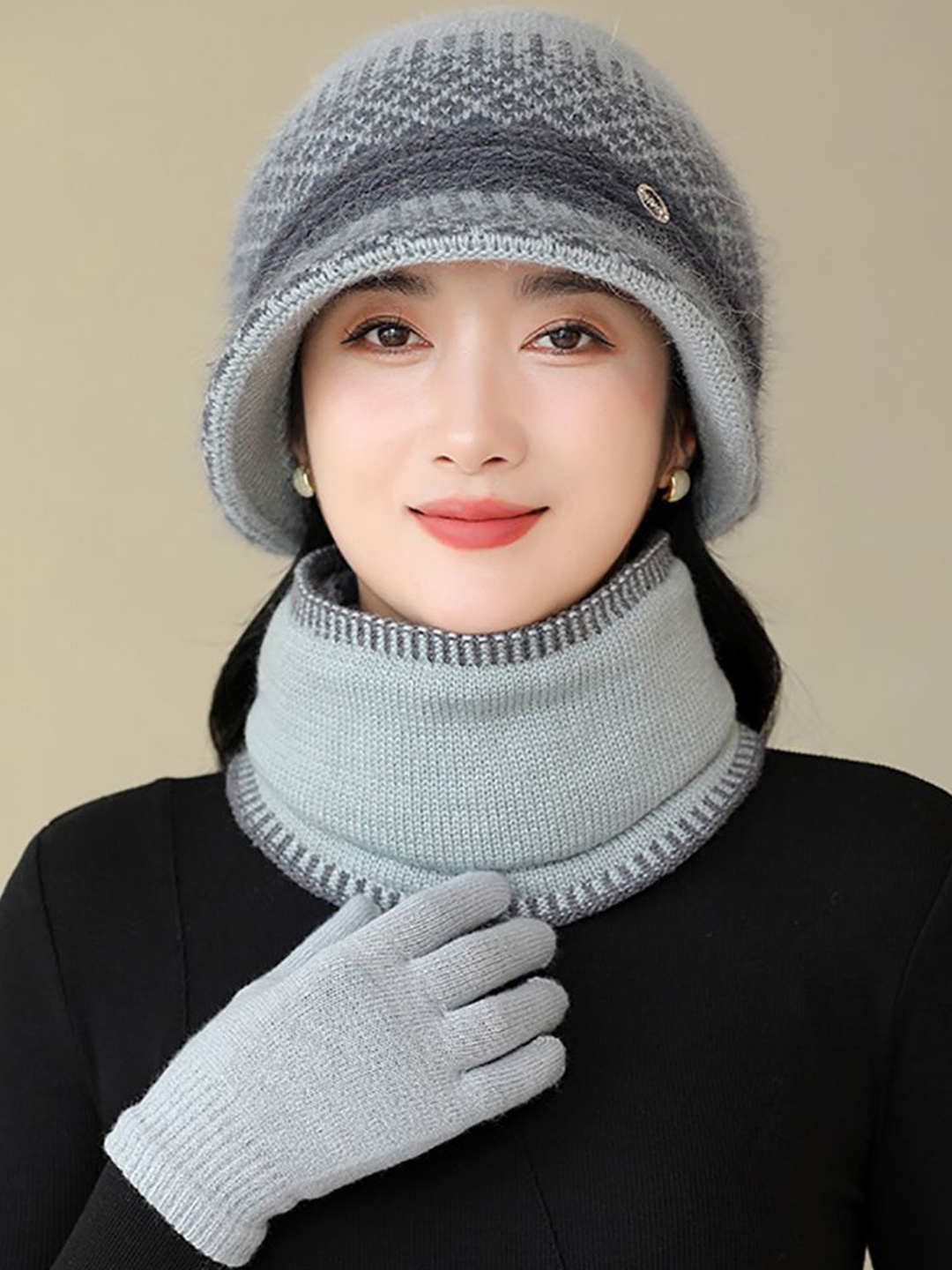 

StyleCast x Revolte Women Winter Balaclava, Grey