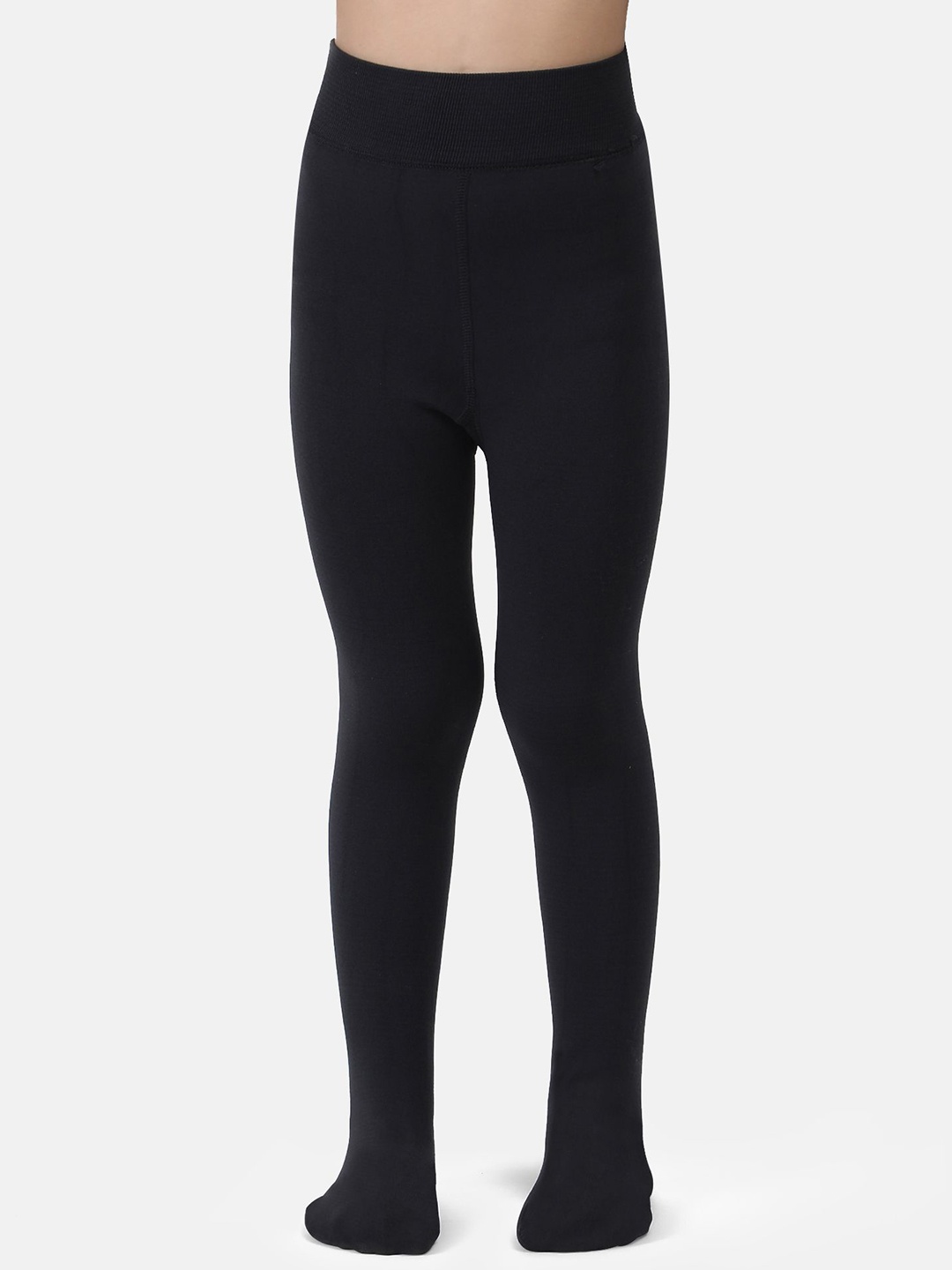 

N2S NEXT2SKIN Girls Winter Warm Fur Stretchable Thermal Bottoms, Black