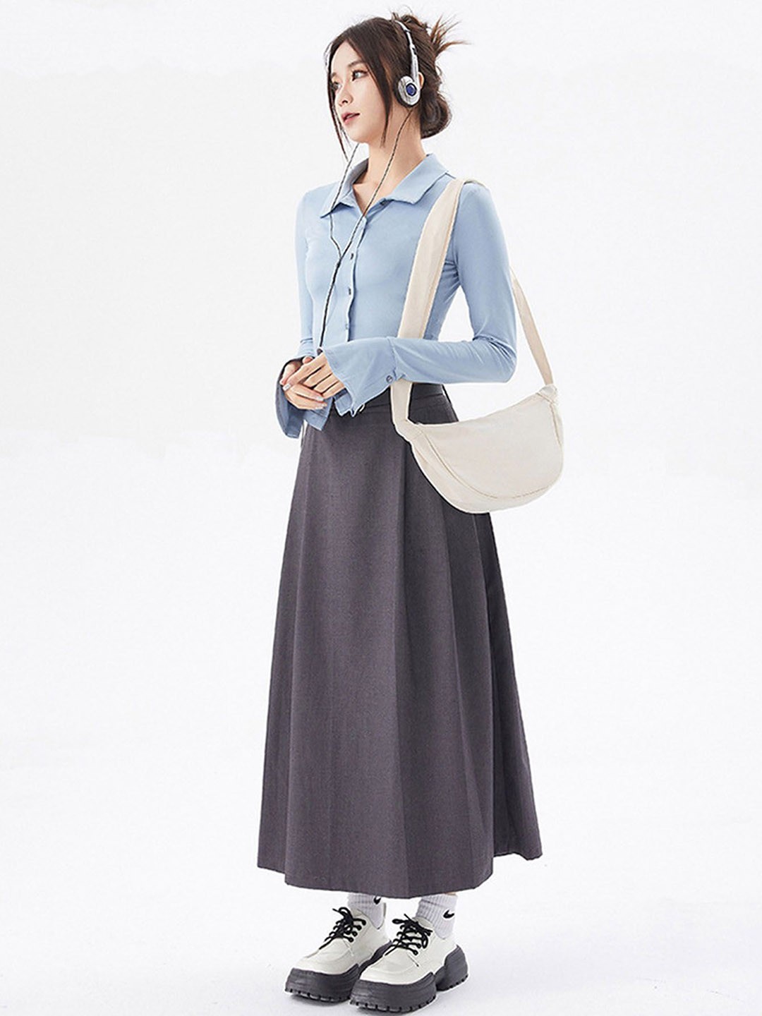 

StyleCast White Solid Stylish Side Bag