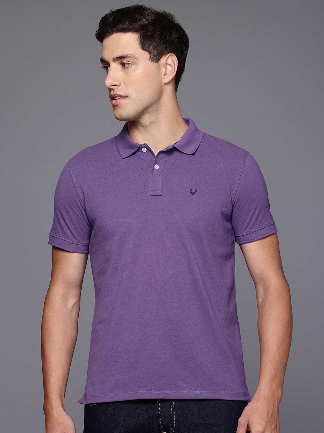 

Allen Solly Polo Collar T-shirt, Purple